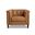 Arvo Leather Chair In Cognac