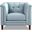 Arvo Leather Chair In Spa Blue