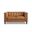 Arvo Leather Loveseat In Cognac