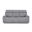 Ashbee Zero Gravity Sofa with Power Recline, Power Head Rests and 3 Inch Footrest Extension In Dolphin