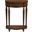 Ashby Demilune Antique Cherry Console Table With Storage