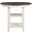 Asher Brown And White Counter Height Dining Table