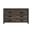Ashford 6-Drawer Dresser In Mocha Grey