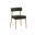 Ashwin Stackable Dining Chair Set of 2 In Kona Backwoods and Noah Meadow