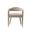 Aspen Dining Armchair In Gold Dust
