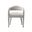 Aspen Dining Armchair In Silver Lining