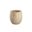 Aster Travertine Look Small Planter In Taupe and Natural