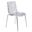 Astor Modern Dining Chair In Black Base with Clear Seat