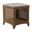 Astoria Woven End Table In Raffia and Oak