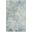 Astra Machine Washable 2'2" x 4' Modern Indoor Rug In Blue and Ivory