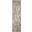 Astra Machine Washable 2' x 6' Indoor Rug In and Gold Grey