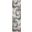 Astra Machine Washable 2' x 6' Modern Indoor Rug In Ivory Blue
