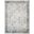 Astra Machine Washable 4' x 6' Vintage Indoor Rug In Ivory Blue