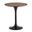 Astrid 20 Inch Side Table In Walnut and Matte Black
