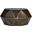 Astrid Copper Faceted Coffee Table