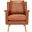 Astrid Mid Century Arm Chair in Cognac