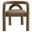 Astrid Performance Velvet Dining Chair In Camel