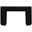 Astrid Solid Wood and Oak Veneer Console Table In Black