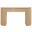Astrid Solid Wood and Oak Veneer Console Table In Natural and Oak