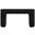 Astrid Solid Wood and Oak Veneer Desk In Black