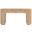 Astrid Solid Wood and Oak Veneer Desk In Natural and Oak