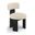 Atelier Vegan Leather Upholstered Dining Chair Set of 2 In Beige