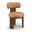 Atelier Vegan Leather Upholstered Dining Chair Set of 2 In Cognac