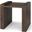 Athelia Dark Brown Wood Accent Table