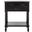 Athena 3 Drawer Console Table in Black