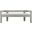 Athena Boucle Fabric Bench In Cream