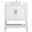 Aubrey 30 Inch Single Bathroom Vanity In White With Backsplash