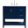 Aubrey 36 Inch Single Bathroom Vanity In Blue