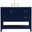 Aubrey 42 Inch Single Bathroom Vanity In Blue