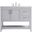 Aubrey 42 Inch Single Bathroom Vanity In Grey