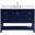 Aubrey 48 Inch Single Bathroom Vanity In Blue With Backsplash