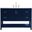 Aubrey 48 Inch Single Bathroom Vanity In Blue