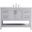 Aubrey 48 Inch Single Bathroom Vanity In Grey