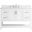 Aubrey 48 Inch Single Bathroom Vanity In White With Backsplash