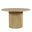 Auden 48 Inch Round Fluted Pedestal Base Dining Table In Natural