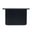 Auden Oval Fluted Pedestal Base Sofa Console Table In Black