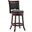 Augusta 24 Inch Swivel Counter Stool In Cappuccino