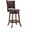 Augusta 24 Inch Swivel Counter Stool In Cherry