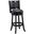 Augusta 29 Inch Swivel Bar Stool In Black