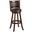 Augusta 34 Inch Swivel Bar Stool In Cappuccino