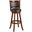 Augusta 34 Inch Swivel Bar Stool In Cherry
