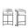 Augusta Counter Stool Set of 2 In White