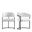 Augusta Dining Chair Set of 2 In White