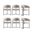 Augusta Dining Chair Set of 6 In Light Grey
