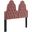 Augustine Tufted Performance Velvet Twin Headboard In Dusty Rose