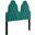 Augustine Tufted Performance Velvet Twin Headboard In Teal